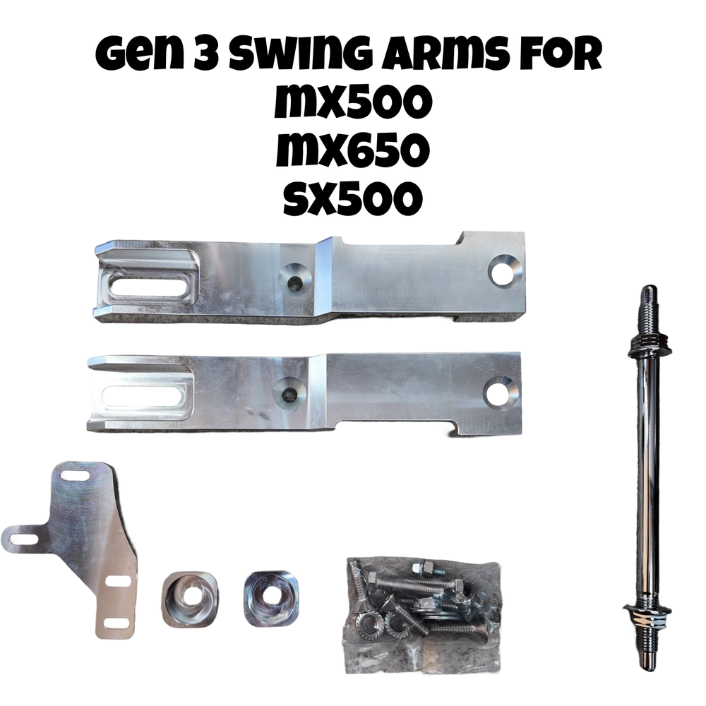MX500/MX650 & SX500 Swing Arm Extensions (Gen 3) — Electric Moto